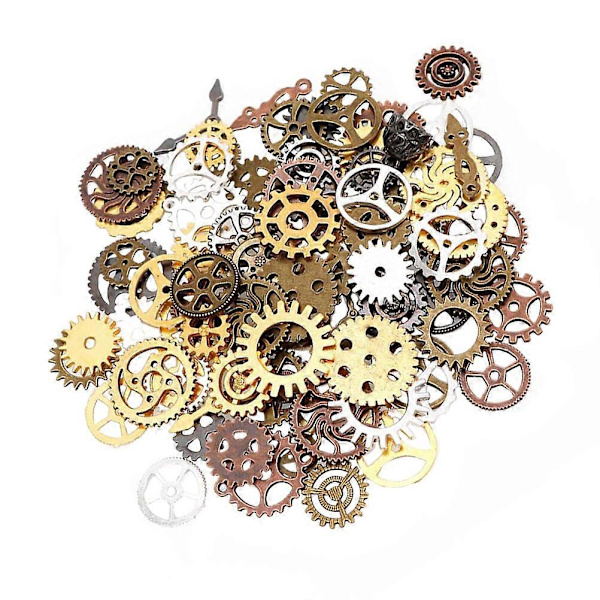 Kaulakoru Medaljonki Mekaaniset Hammasrattaat Korut Seos Steampunk Hammasratas Kellotaulu Riipus Steampunk Riipus DIY Steampunk Hammasratassarja