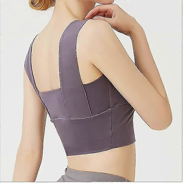 Naisten push-up-muotoileva urheiluliivi purple 40A