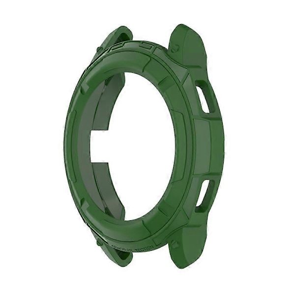 Beskyttende etui hul anti-fald TPU 42 mm/46 mm urkofanger skalbeskytter til Samsung Galaxy Watch 4 Classic Green 46mm