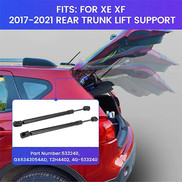 för Jaguar XE XF 2017-2021 Bakre Bagagelucka Lyftstöd