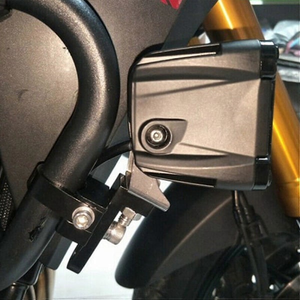 2x Universell Motorcykel Strålkastare Monteringsfäste 50-60mm Justerbar Strålkastarhållare Gaffelklämma