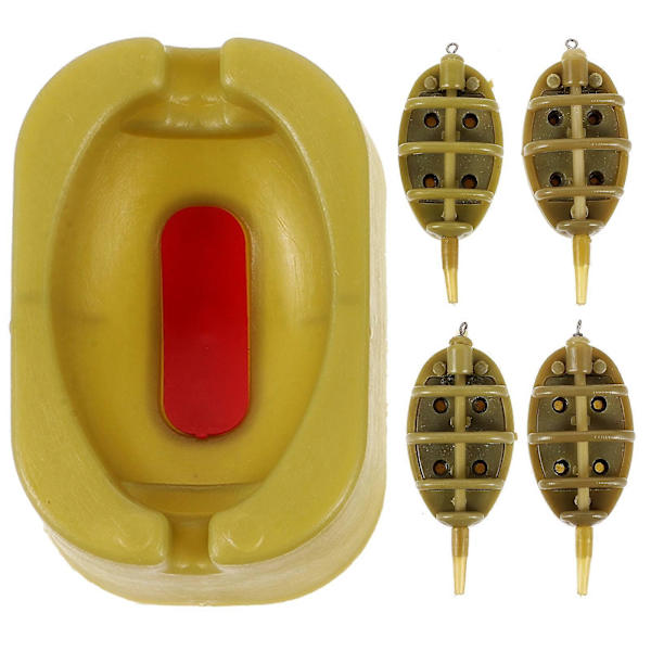 1 Set Fiske Lockbete Hållare Matare Ihålig Bete Bärare Fiske Matare Verktyg Fiske Tillbehör