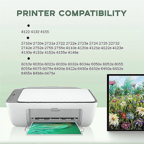 IInk Box Kompatibel för HP67 XL Bläckpatron Ersättning för DeskJet Skrivare