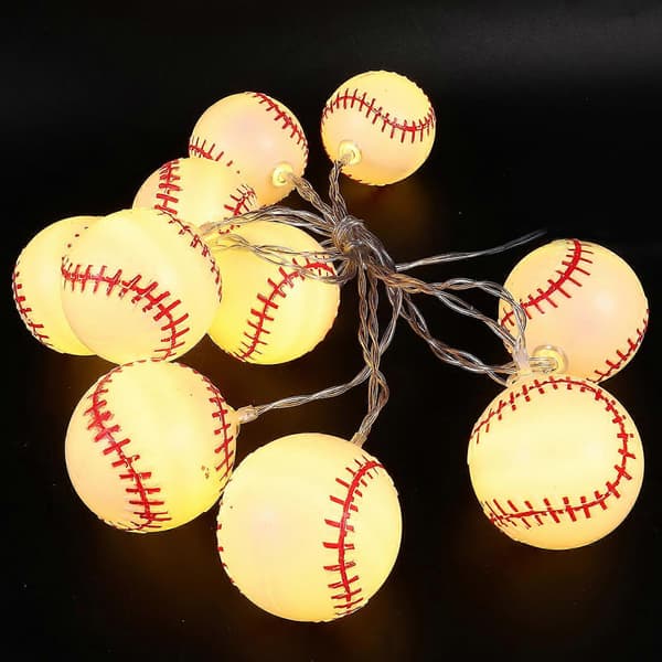String Lys Sport Baseball Lys Fest Lys Terrasse Lys til Soveværelse Udendørs