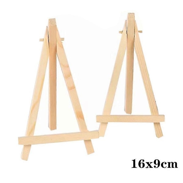 10 * Mini Stativ Litet Trä Whiteboard Stativ Staffli Stativ Foto Pärm Platskort Hållare Namnlapp Etc.