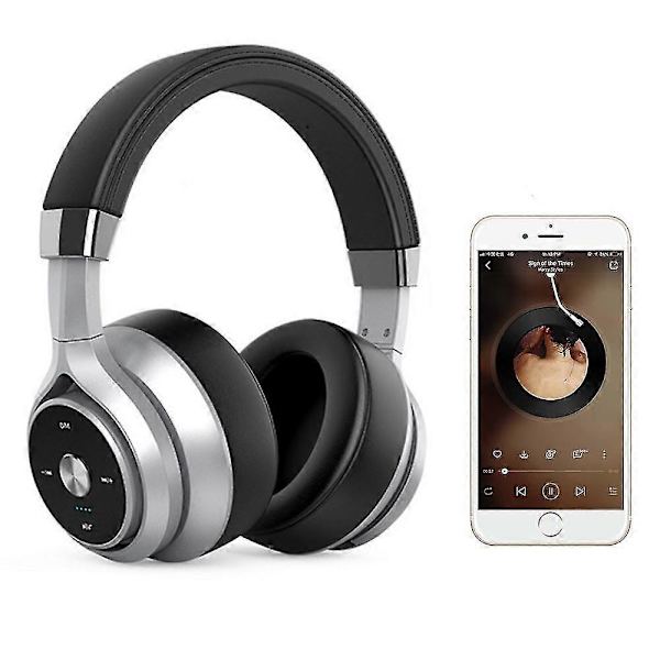 Active Noise Cancelling Over-Ear Hovedtelefoner med Mikrofon