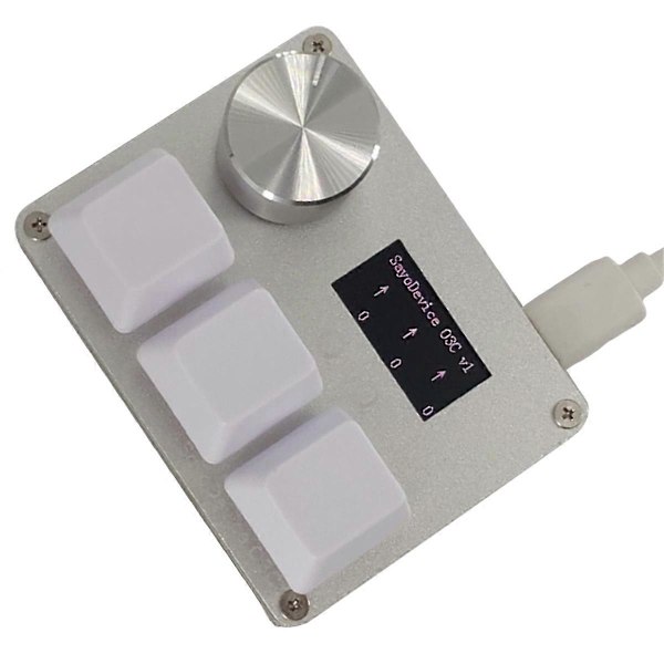 För O3C 3-knapps anodpanel magnetiskt gamingtangentbord