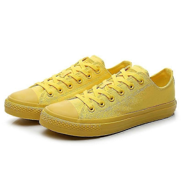 Herrskor Mode Klassiska Skor YELLOW EU 39