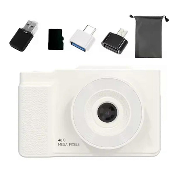 4K Digitalkamera 6400w HD Vridbar Skärm Digitalkamera