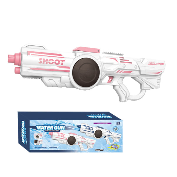 sommar Elektrisk vattenpistol Long Range Beach Water Gun Toy pink