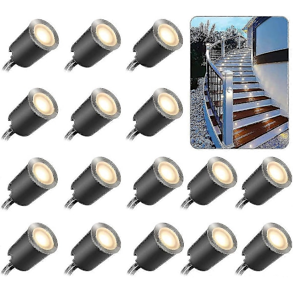 Upotettu LED-terassivalo suojuksella S 32mm, LED Ing Ip67, 12V pienjännite