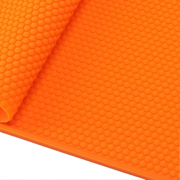 2 ark 5,4 mm silikon bivaxform bivax grundpress präglare honeycomb ark form biodlingsmaterial orange