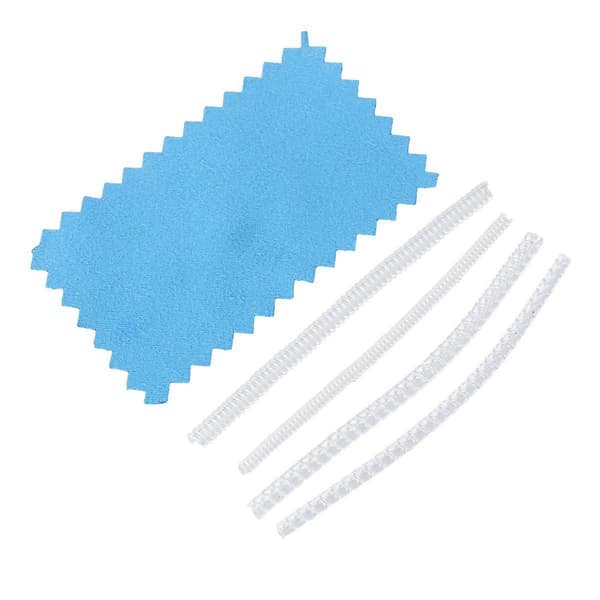 4 stk. dameringe ringstørrelsesjustering plastringjustering plastjusterende spiral