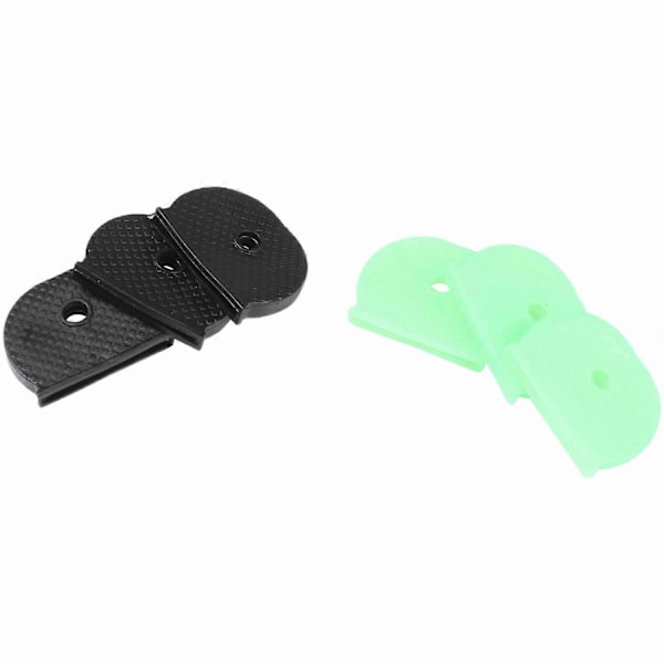 24 Nyckelkapslar med Flexibelt Nyckelskydd Flerfärgat