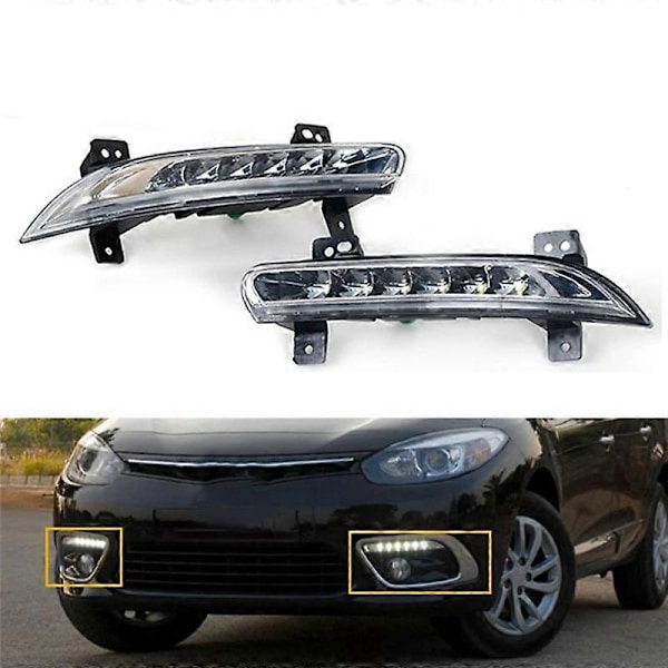 266057986 Främre vänster LED DRL dimljus för Fluence 2014+