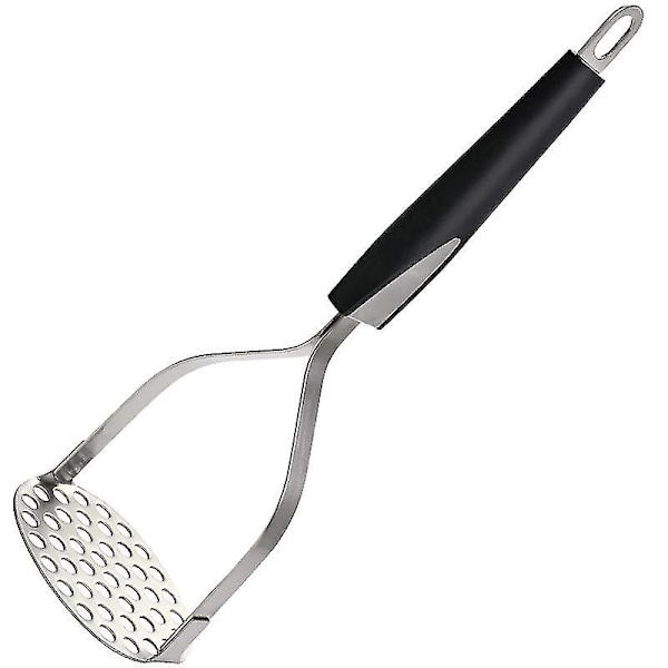 Potatisstöt, Kraftig Sömlös Spegelpolerad Rostfri Potatisstöt, Frukt- och Grönsakskvarn, Med Halkfritt Silikonhandtag, Lätt Att Använda