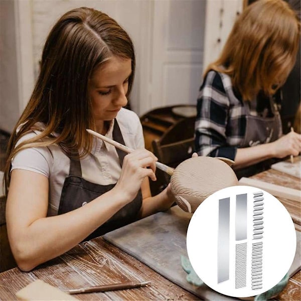 5 kpl Joustavia polymeerisavi-leikkureita, saviveitsi polymeerisavelle
