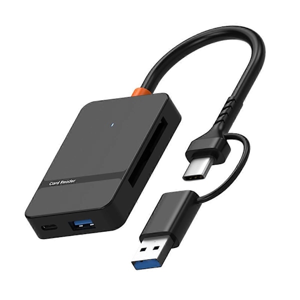 USB 3.0 Kortläsare SD Micro-SD TF MS Compact Flash-kortadapter