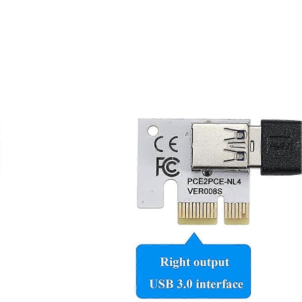 PCI-E 1X Adapterkort, PCI-Express X1-plats (VER008S, 5-pack)