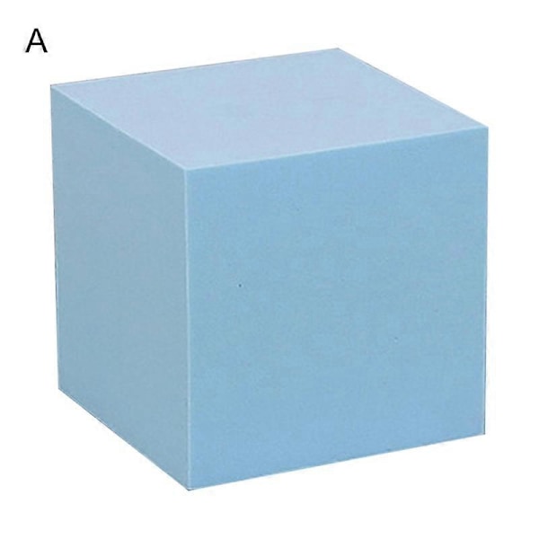 Kuvausnäyttö Rekvisiitta Geometrinen Stereo Kauniit Monivärit Helppo puhdistaa Valokuvauspöytä Kuutio valokuville Light Blue A