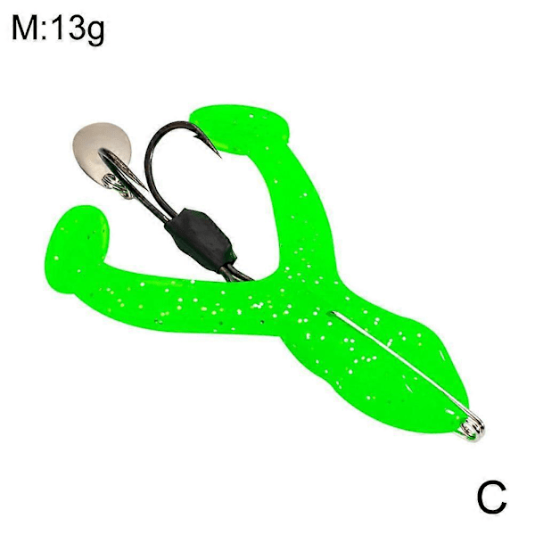 Silikonisyötti, sammakko Green Medium size