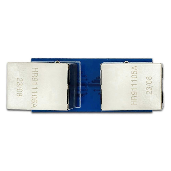 Gigabit Ethernet Kabel Adapter Modul Nätverkskabel Förlängningskontakt RJ45 Adapter Nätverk Rak-igenom Kontakt
