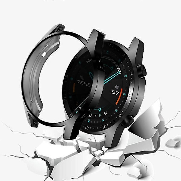 Fulltäckande TPU Skydd Skal Fodral för Huawei Watch GT2 42mm 46mm Silver 46mm