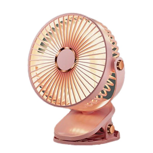 Kannettava LED-retkeilytuuletin yövalolla USB Pinkki