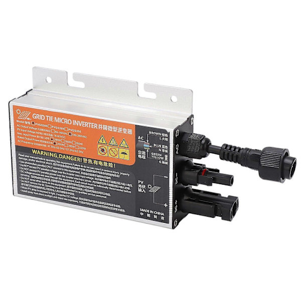 PVGS Aurinko Mikroverkkoinvertteri Aurinkovoima PV Invertteri Tehoinvertteri 1860V 260W 220V