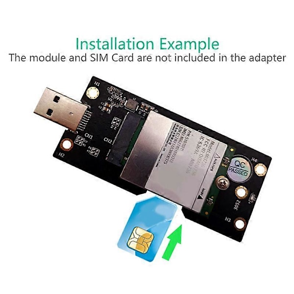 NGFF-modul till SIM med USB 3.0 3G/4G/5G-modul