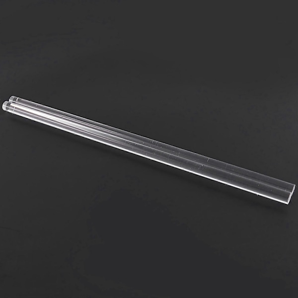 2 kpl 10 mm kirkas pyöreä akryylinen PMMA-ekstrudoitu tanko 12\" pituus