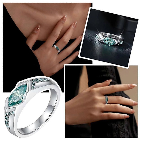 Magnetiska Moissanite Ringar Magterapi Lymfdränage Terapi Titanjonringar