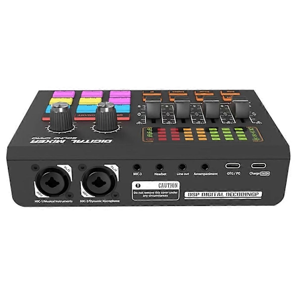 SX10 Mixer Ljudkort Live Mobil Dator Spelinspelning Live