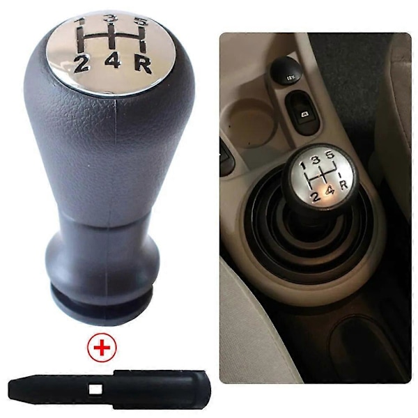Växelspaksknopp Damask Skydd För Citroen Saxo/Xsara/Xantia/ C2/C3 Pluriel/C3 Picasso/C4/C4 Picasso/C4(B7) DS4/Berlingo B6 Silver