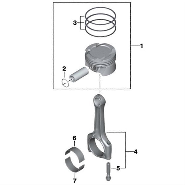 11258637807 Bilkolv + Plug Ring Kit för