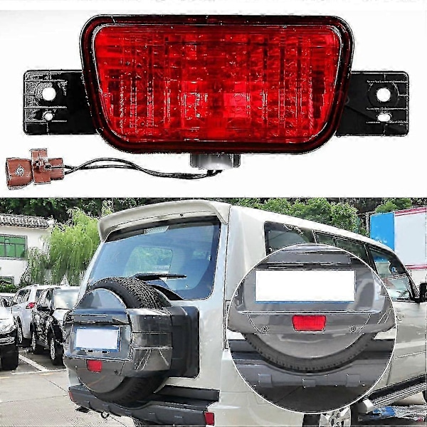 Bil Bakre Reservdäck Lampa Bakre Stötfångare Ljus Dimljus för Pajero Montero 2007-2015 8337A068