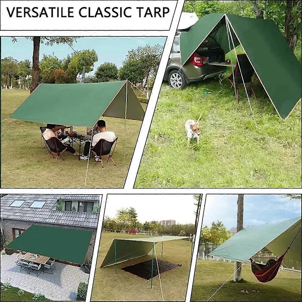 Camping Tarp Vattentät Tält Turist Markis Skugga Solskydd A