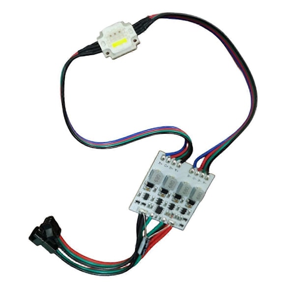 Adresserbar UCS2904 12W RGBW Högeffekts LED Pixel Modul Lampa DC12V Ingång RGBW Digital LED Lampa för Strålkastare (B)