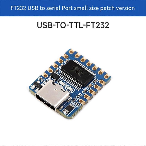 USB till TTL UART Seriell Kommunikationsmodul TYPE-C Seriell Adapter