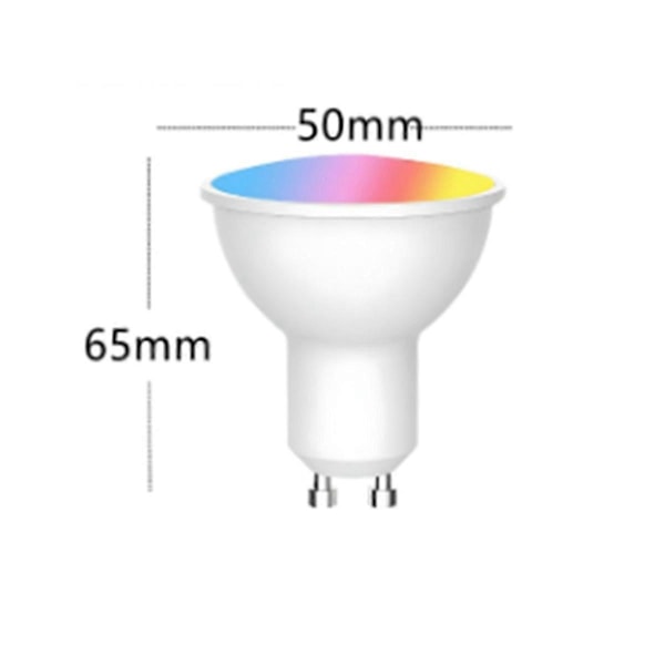 Tuya Bluetooth Lampa Dimmbar 6W 220V Smart Life App Kontroll Spotlight Lampa Fungerar med Alexa 2st