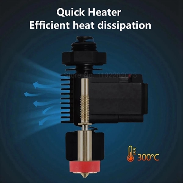 Til Hotend Ekstruder 0,25 mm 0,4 mm 0,6 mm 0,8 mm 3D Printer Integrerede Dyser Messingdyse 0,4 mm