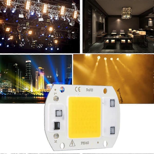 Högeffekts LED-chip SMD COB Integrerade ljusemitterkomponenter 30W Lamp Pärlor (varm)
