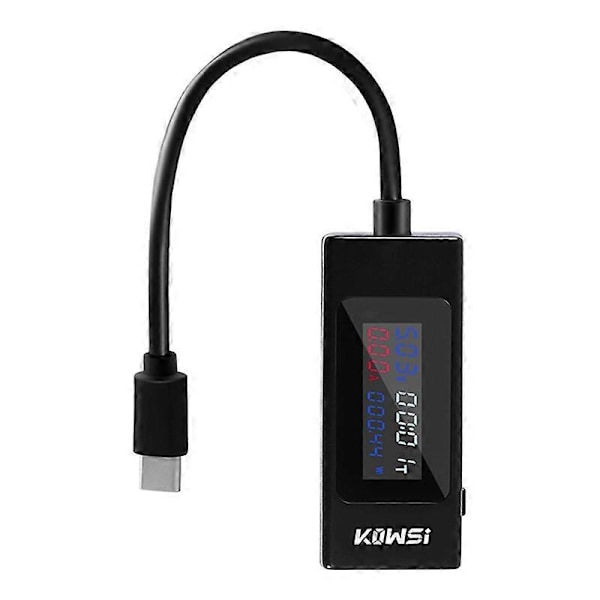 KWS-065C USB-C Spänningsmätare Timing Amperemeter Digital Monitor