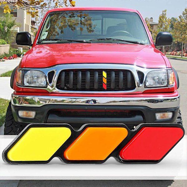 Tri-Color Front Grill Badge Emblem för 4Runner