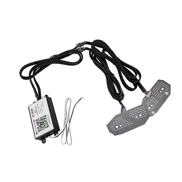 Bluetooth-styrd RGBW Flerfärgs LED DRL Board Light Kit