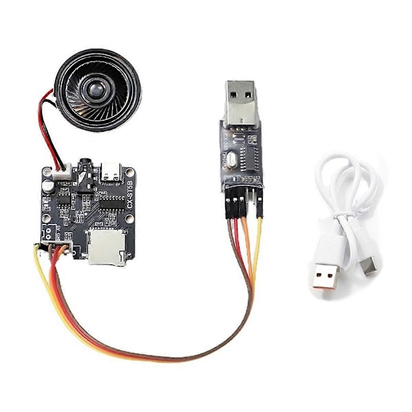 -SF5B MP3 röstmodul, seriell styrning, 5W, TF-kort, U-disk.