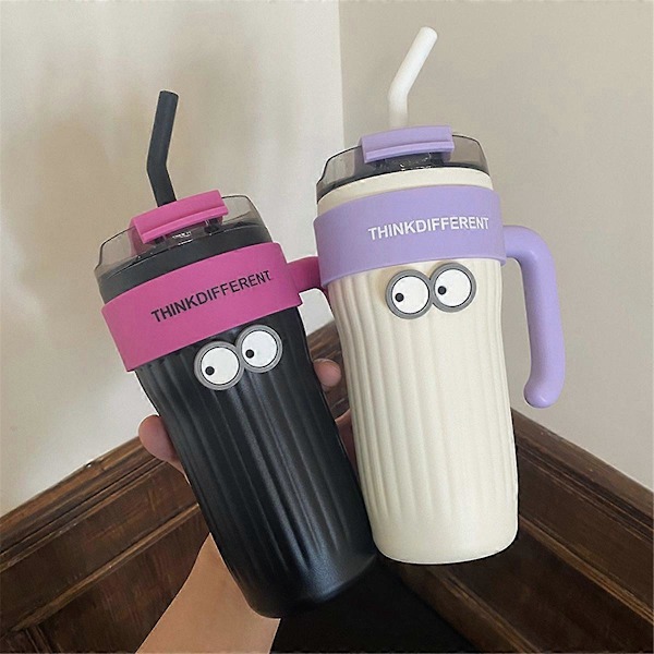 Stor Kaffekopp Tumbler Vakuumkopp Bilflaska Isolerad Kopp, B