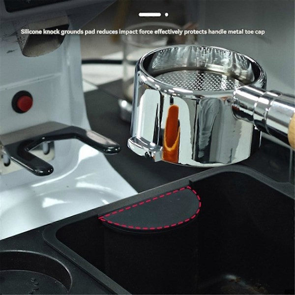 Espresso Slagbox, Espresso Organiserare, Espresso Tamper, Svart