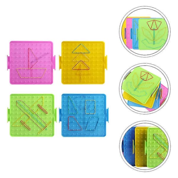 1 Set Spikbräda Primärmatematik Spikbräda Geometri Demo Verktyg Studenter Material