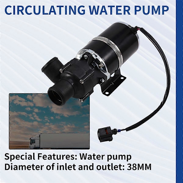 24V 38MM Bil Lastbil Värmare Cirkulerande Vattenpump Modifierad Pump